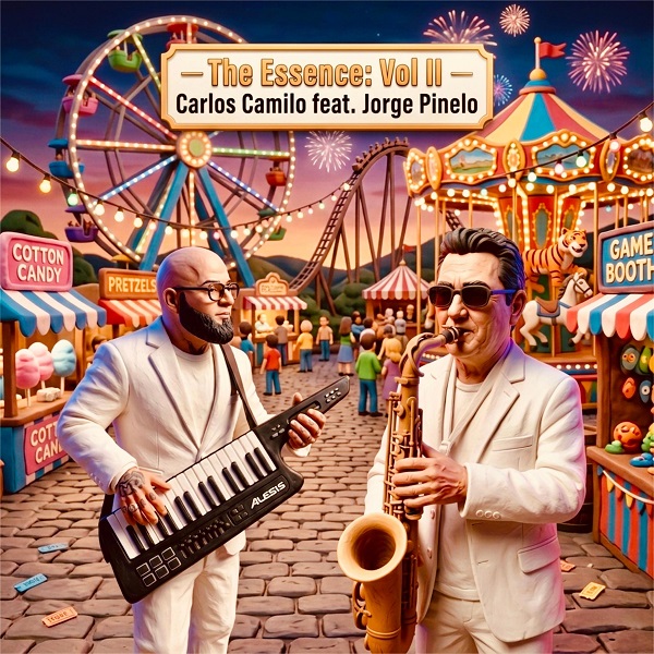 "The Essence: Vol II" es el nuevo Album del talentoso pianista, cantante, compositor y productor cubano de jazz contempor&aacute;neo, radicado en Miami, Estados Unidos, en donde interpreta melodias nostalgicas y los tradicionales ritmos cubanos como el Son, el Chachach&aacute;, la Rumba, el Guaguanco, entre otros

El este Nuevo Album a puro Latin Jazz CARLOS CAMILO esta acompa&ntilde;ador por el reconocido saxofonista am&egrave;ricano JORGE PINELO

Los Esperamos, cafecito de por medio, en Radio Jazz Caf&eacute; FM, para escuchar y disfrutar el estilo y el sonido del pianista CARLOS CAMILO junto al saxofonista JORGE PINELO desde el Nuevo Album "The Essence: Vol II"