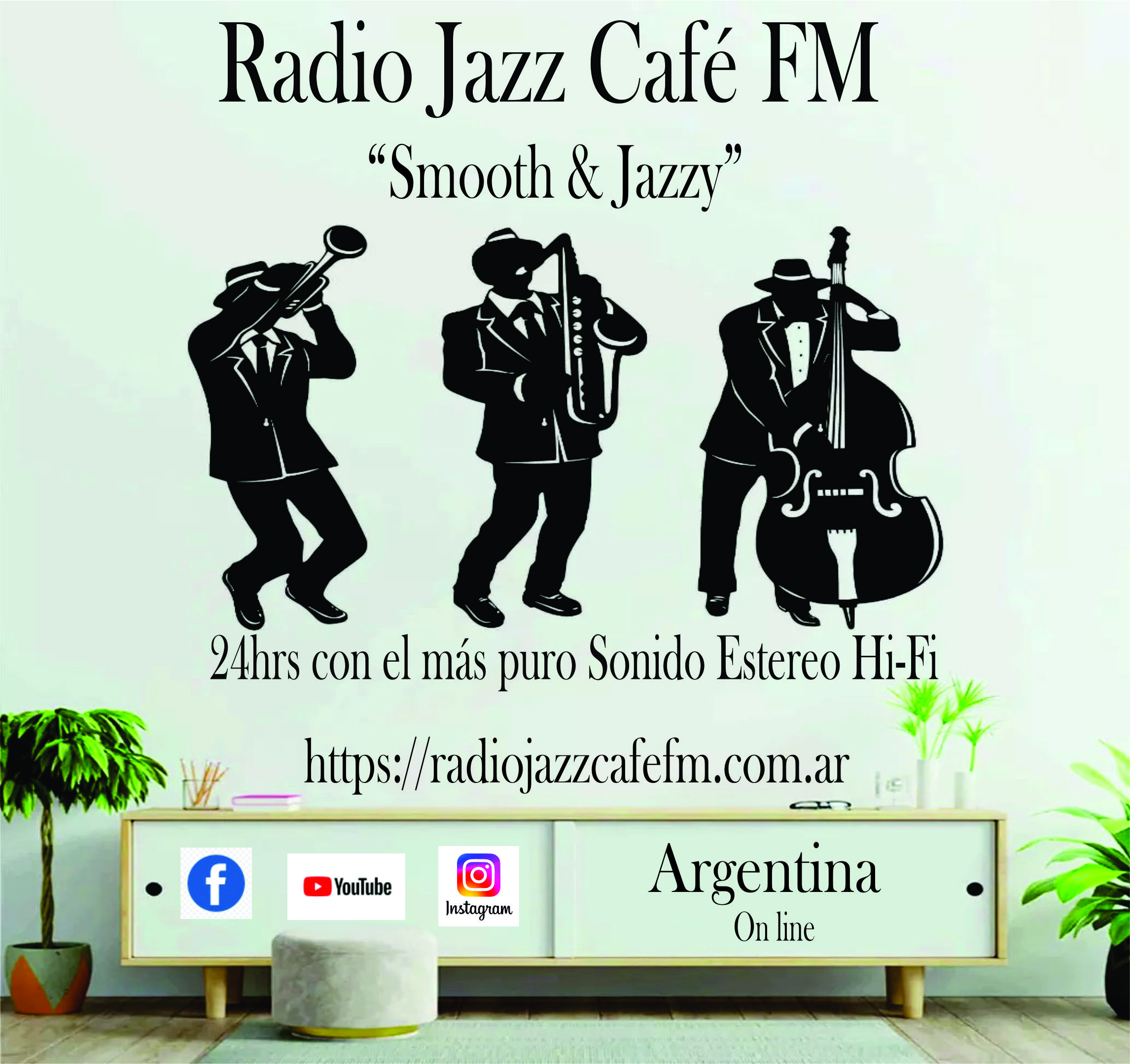 Radio Jazz Caf&eacute; FM, presenta todos los dias las 24hrs una cuidada, especial y refinada selecci&ograve;n de Jazz Nacional e Internacional, lo Mejor de los Cl&agrave;sicos de la Bossa Nova & Lo Mejor del Smooth Jazz